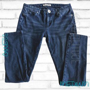 Guess Dark Wash Stretch Skinny Jeans Medium